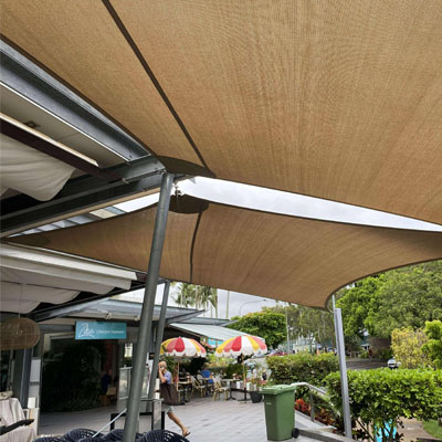 Custom Shade Sails Enhance Commercial Spaces